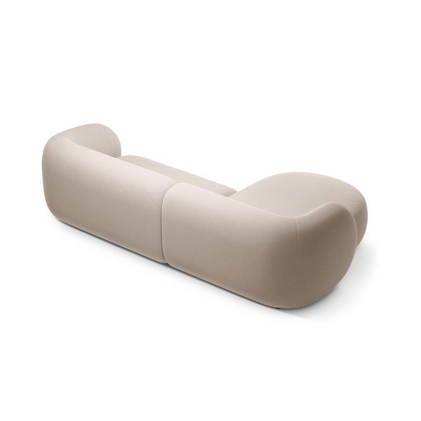 Beež sametist nurgadiivan (vasak nurk) Kate - Micadoni-image-3