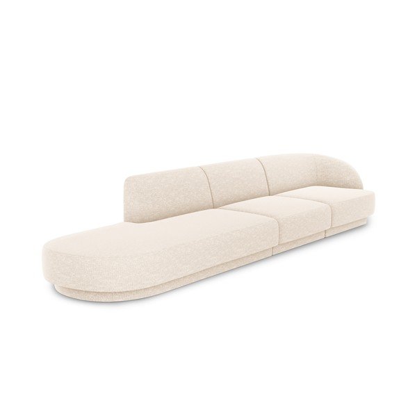 Kreemjas diivan 302 cm Miley - Micadoni Home-image-3