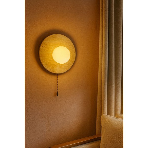 Beež kivist seinalamp ø 12 cm Hilde - Opviq lights-image-4