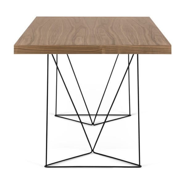 Metalljalgadega töölaud , 160 x 90 cm Multi - TemaHome-image-2