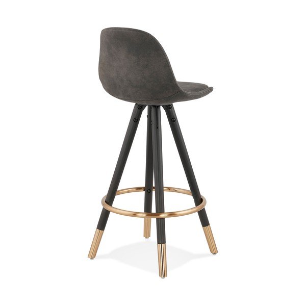 Šedá barová židle Kokoon Bruce Mini, výška sedáku 65 cm-image-1