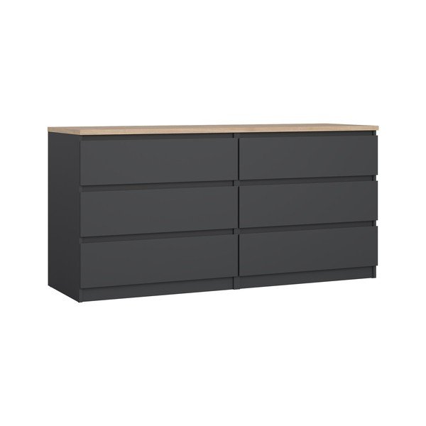 Tumehall kummut 154x76x50 cm Naia - Tvilum