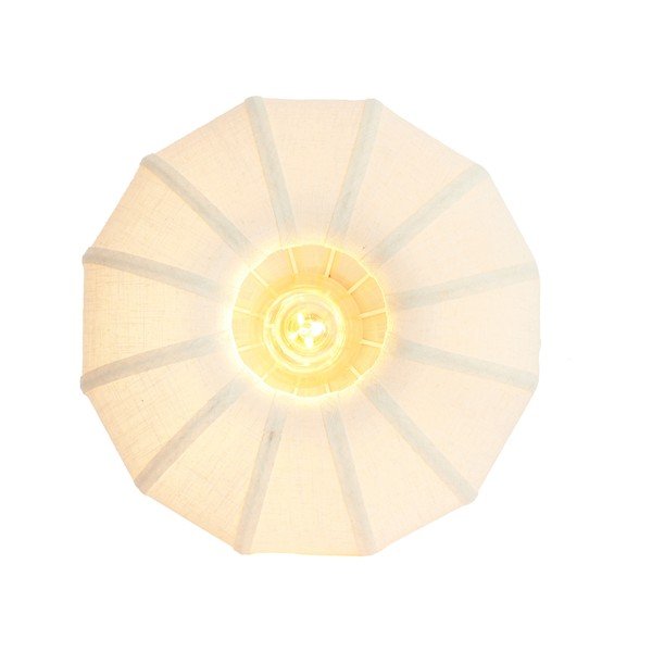Kreemikas laelamp tekstiilvarjuga ø 40 cm Zosia - Light & Living-image-3