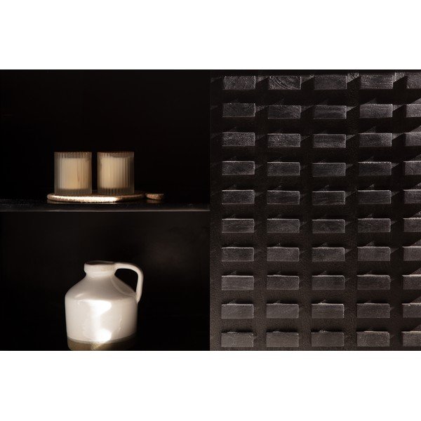 Must mangopuidust kummut 200x80x40 cm Inaya - MOME-image-2