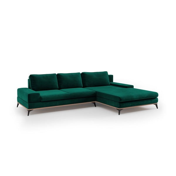 Heleroheline nurgadiivan sametiga , parempoolne nurk , parempoolne nurk Astre - Windsor & Co Sofas-image-2
