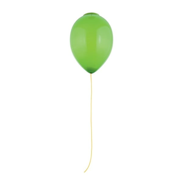 Zelené stropní světlo Balon