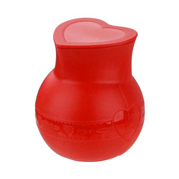 Punane silikoonist mahuti šokolaadi sulatamiseks , 250 ml Flexxibel Love - Dr. Oetker-image-1