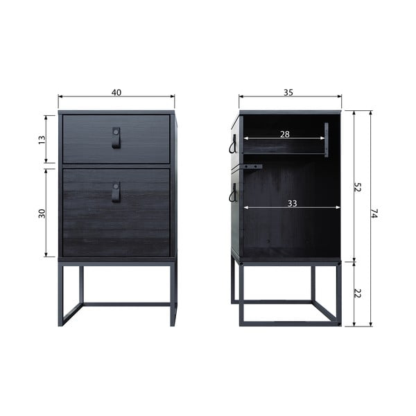 Must öökapp sahtli ja uksega Zola - WOOOD-image-4