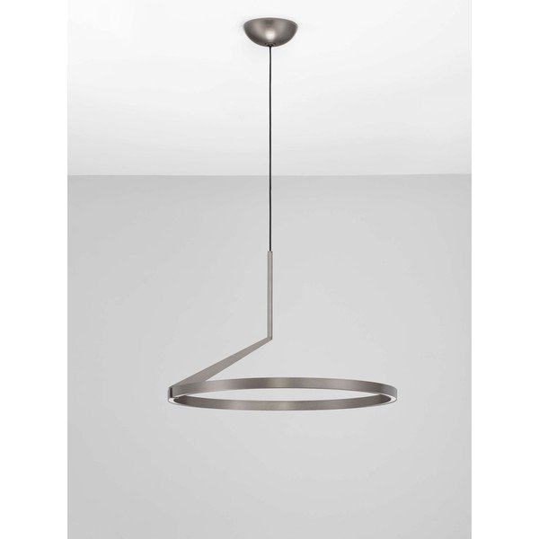 Alumiiniumist hämardatav LED-rippvalgusti hõbedases värvitoonis, ø 60 cm Tilia - Nova Luce-image-4