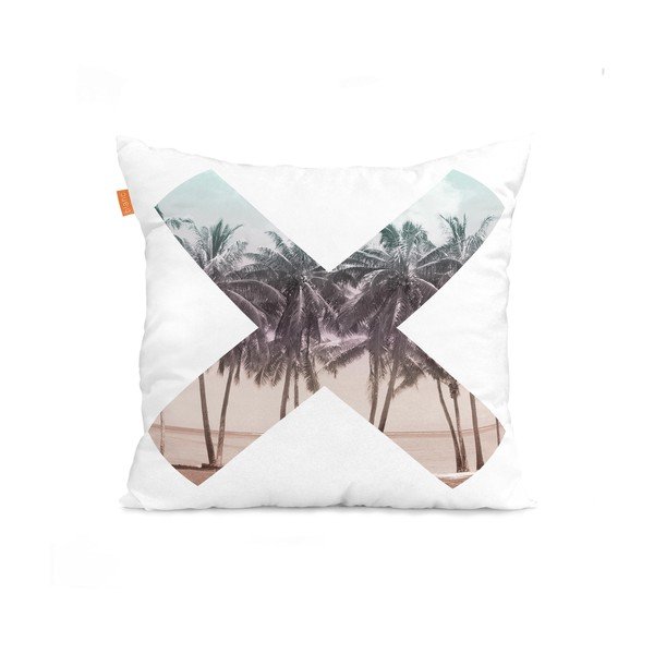 Sada 2 bavlněných povlaků na polštář Blanc Palm Tree-image-2
