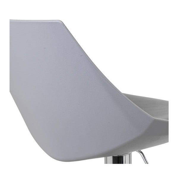 Hallid kunstnahast reguleeritava kõrgusega baaritoolid 2tk komplektis (istme kõrgus 56,5 cm) - Casa Selección-image-2