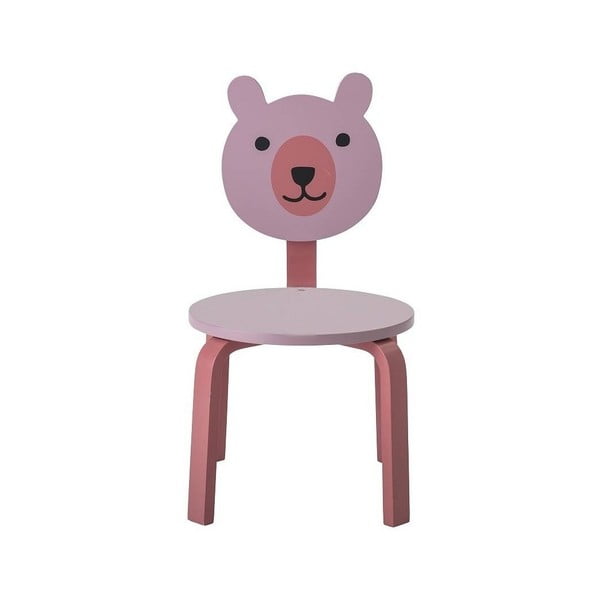 Růžová dětská židlička Bloomingville Bear