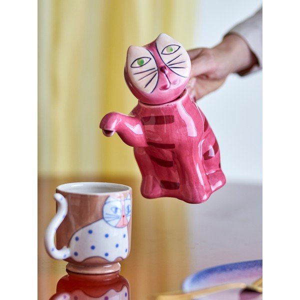 Roosa keraamiline teekann 500 ml Missy - Bloomingville-image-1