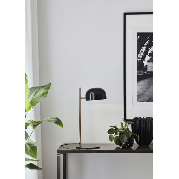 Must laualamp koos vaskse jalaga Pose - Markslöjd-image-1