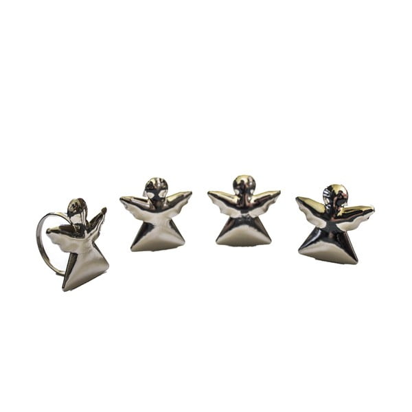 Metallist salvrätikuringide komplekt 4 tk Angel – Dakls