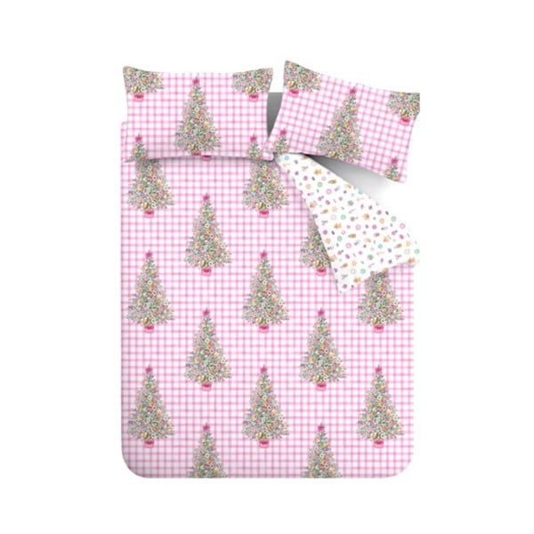 Roosa voodipesu üheinimesevoodile 135x200 cm Sweets and Treats - Catherine Lansfield