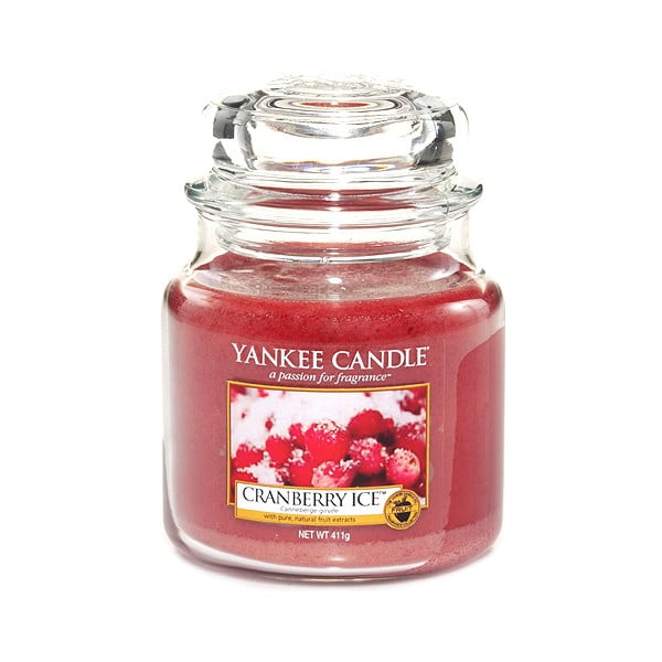 Jõhvika lõhnaküünal, põlemisaeg 65 h Cranberry Ice - Yankee Candle