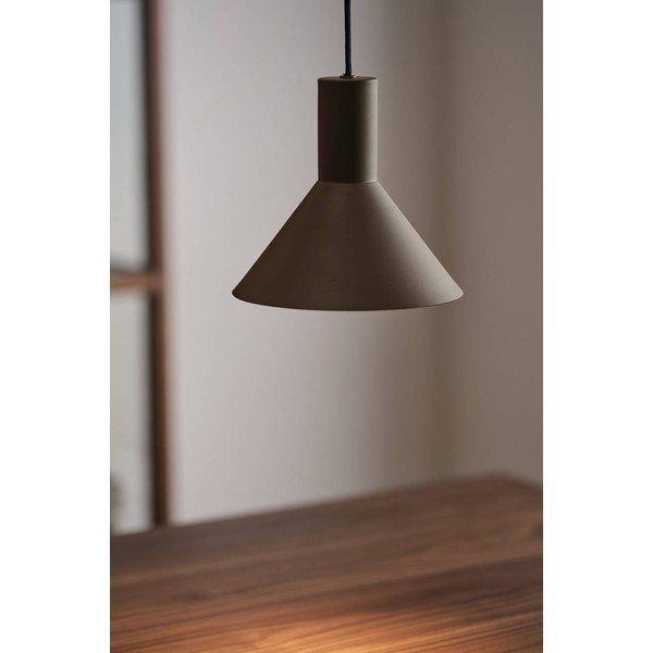 Pruun alumiiniumist hämardatav ripplamp ø 20,5 cm Evan - Jotex-image-1