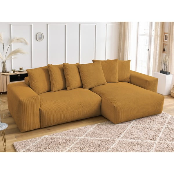 Kordurooist diivanvoodi/panipaigaga sinepikarva värvi Voltaire - Bobochic Paris-image-4