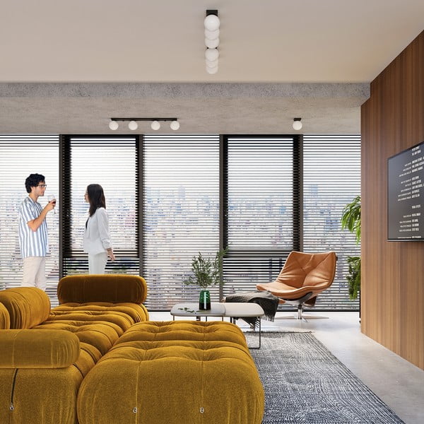 Must laevalgusti klaasist lambivarjundiga ø 12 cm Umerta - Sollux-image-4