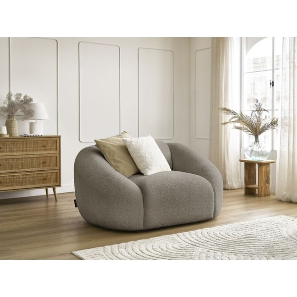 Hallikaspruun bukleekangast tugitool Tina - Bobochic Paris-image-1