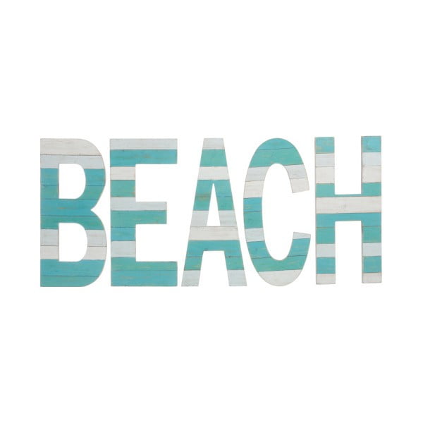Dekorace J-Line Beach Letter, 21 x 46 cm