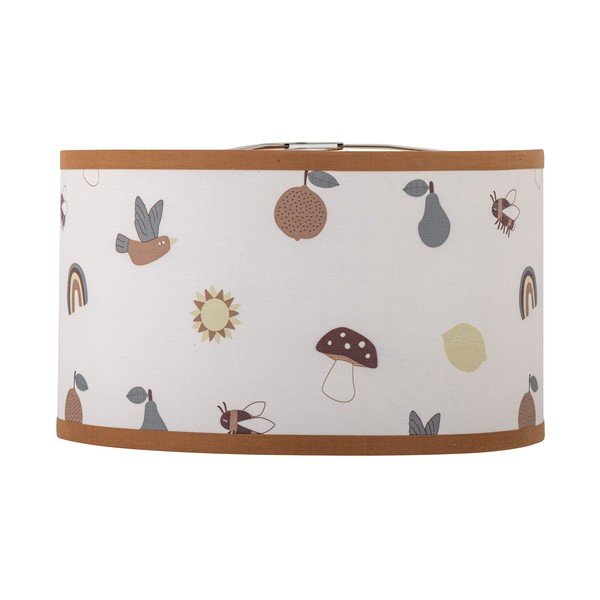 Valge/pruun laste lambivarju tekstiilvarjuga, ø 34 cm Agnes - Bloomingville Mini-image-2