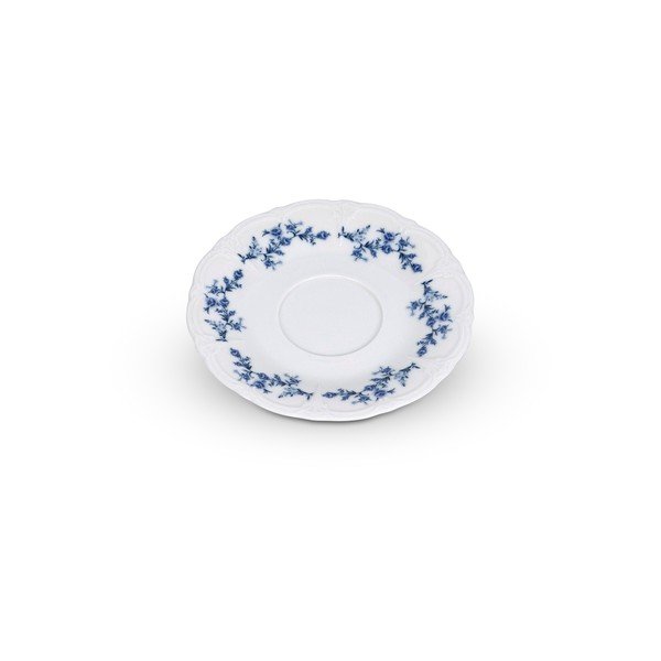 Valge/sinine portselanist alustass ø 16,5 cm Retro - BonBistro-image-4