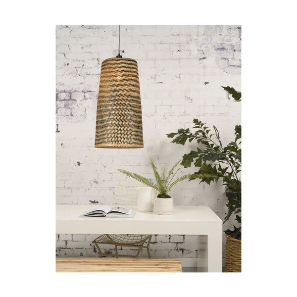 Rippuv bambuslamp , ⌀ 37 cm Kalimantan - Good&Mojo-image-3