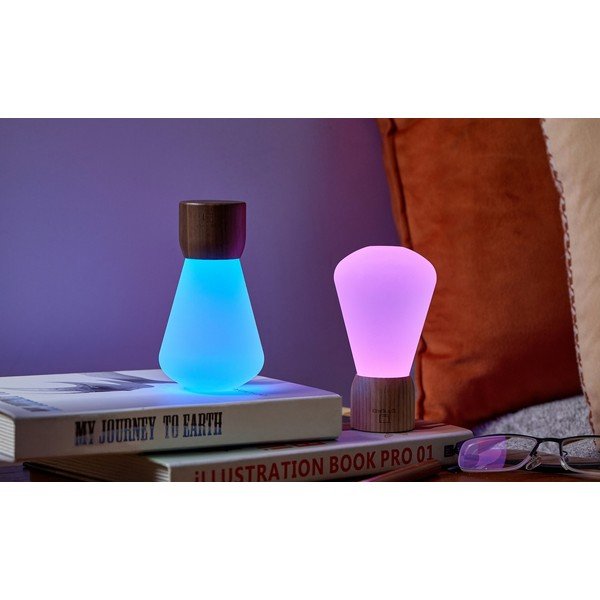 Dimmerdatav laualamp naturaalses värvitoonis (kõrgus 13 cm) Pentagon - Gingko-image-4