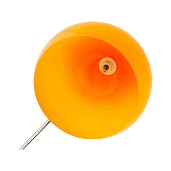 Stojací lampa s oranžovým stínítkem a mramorovou základnou Kokoon Loft-image-2