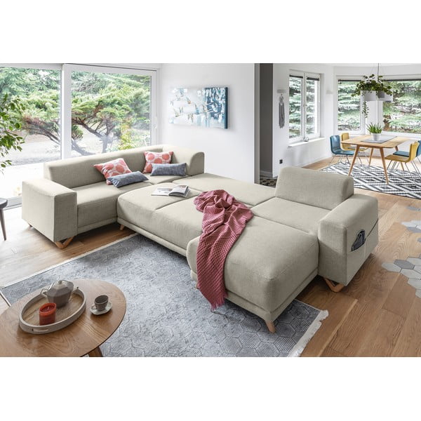 Beež panipaigaga nurgadiivanvoodi (vasak nurk/"U" kujuline) Classy Sophie – Miuform-image-4