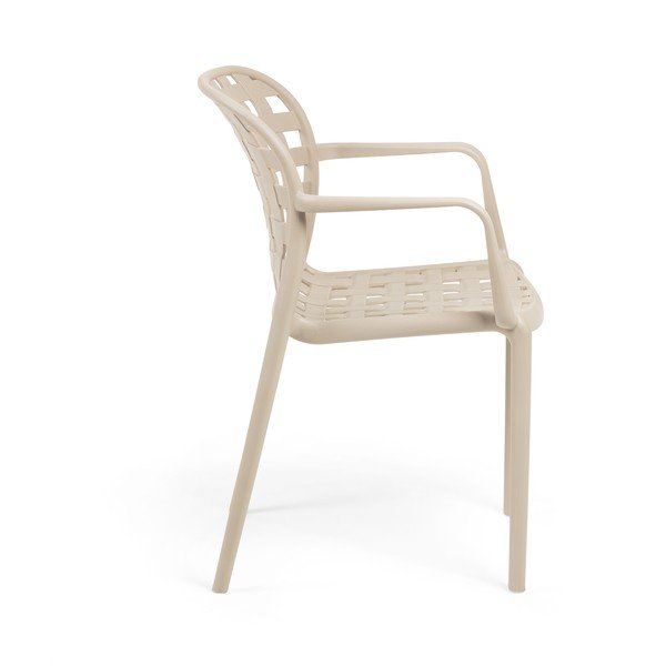 Beeži värvi terasjalgadega aiatool Onha - Kave Home-image-3