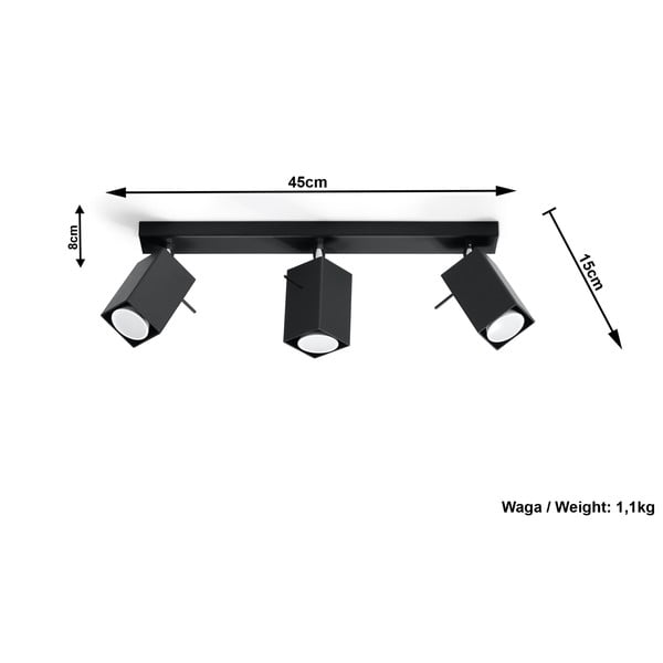 Must laevalgusti Toscana - Sollux-image-3