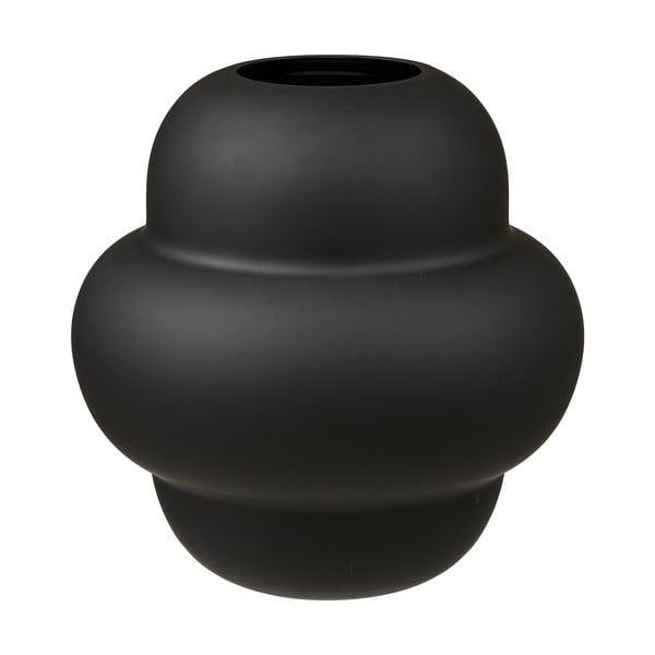 Must klaasvaas (kõrgus 20 cm) Vera – House Nordic