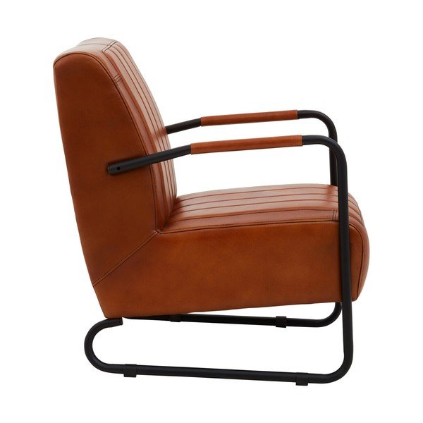 Pruunist nahast tugitool Buffalo - Premier Housewares-image-2