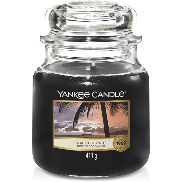 Lõhnaküünal, põlemisaeg 65 tundi Black Coconut - Yankee Candle