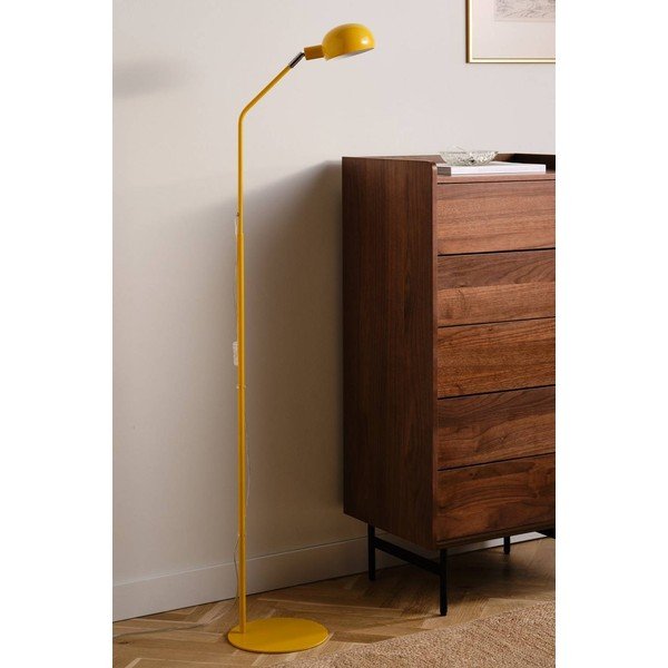 Kollane metallist põrandalamp painutatava konstruktsiooniga (kõrgus 146 cm) Lincon - Jotex-image-2