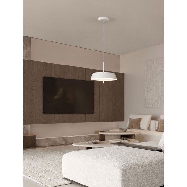 Valge alumiiniumist hämardatav LED-rippvalgusti ø 45 cm Velio - Nova Luce-image-1