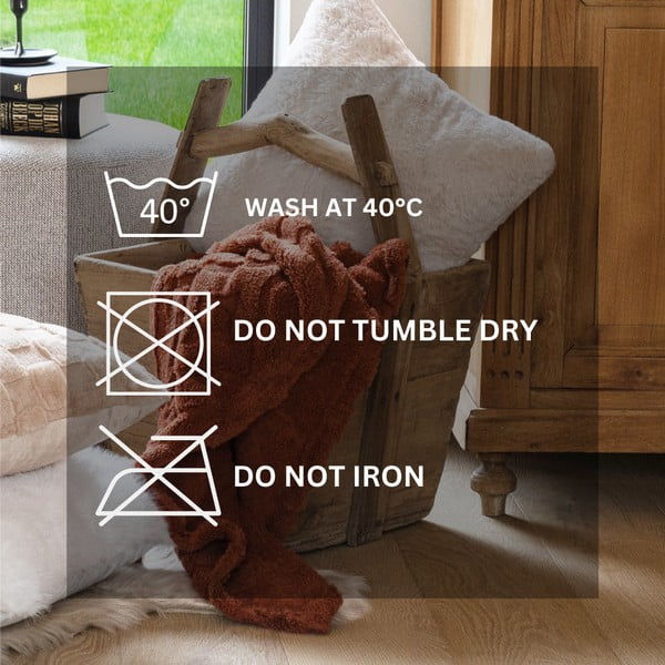 Pruun mikrofliisist tekk 150x200 cm Rena - Tiseco Home Studio-image-4