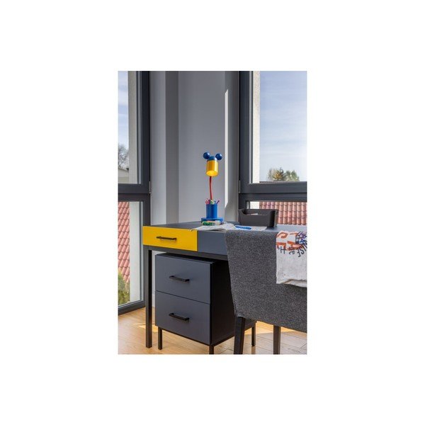 Sinine laualamp metallist varjuga (kõrgus 50 cm) Mouse - GTV-image-2