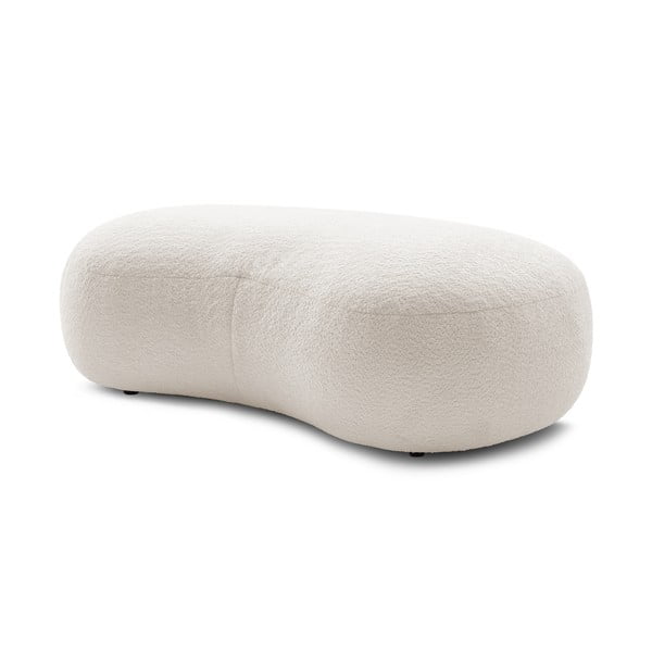 Valge bukleekangast jalatool Saint-Germain - Bobochic Paris-image-3