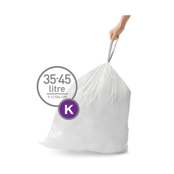 Prügikotid 20tk komplektis, 45l K - simplehuman-image-1