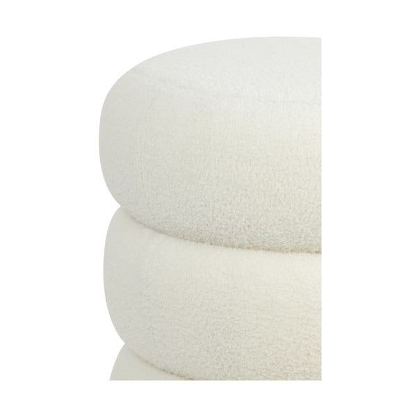 Valge bukleekangast tumba Kimi - Light & Living-image-1