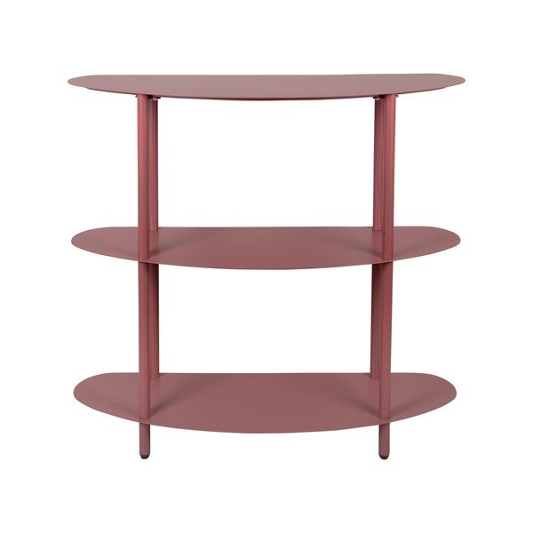Burgundiapunane metallriiul 90x82x28 cm Riqueza - Leitmotiv-image-2