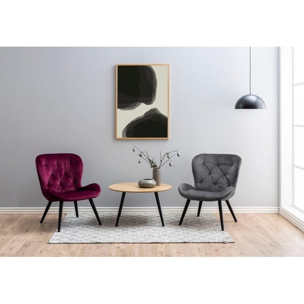 Sohvilaud tuhkpuuspooniga , ⌀ 80 cm Stafford - Actona-image-3