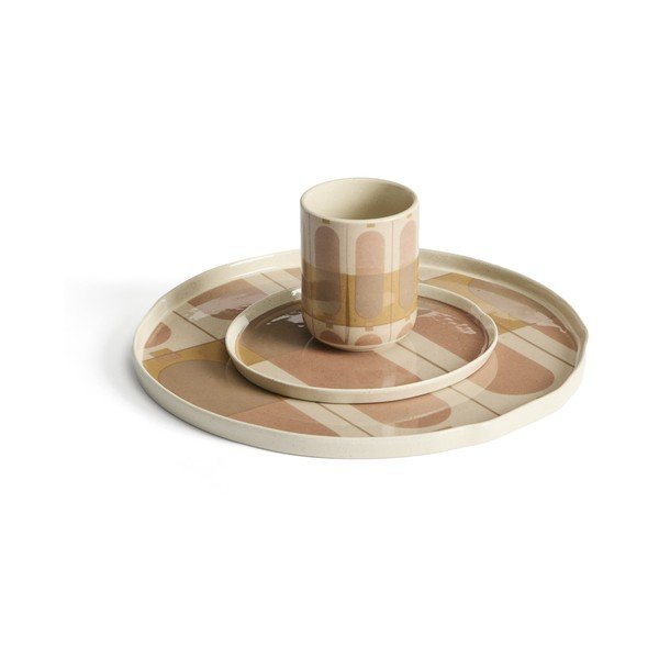 Keraamiline serveerimistaldrik ø 27 cm Julnet - Kave Home-image-3