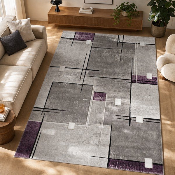 Hall ja lilla vaip Detroit, 120 x 170 cm - Universal-image-4