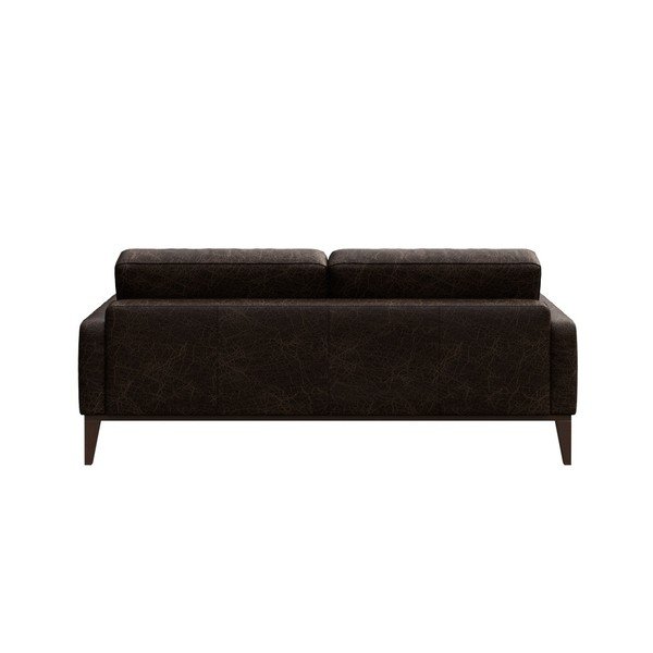 Tumepruun nahast diivan Tufted, 173 cm Musso - MESONICA-image-3