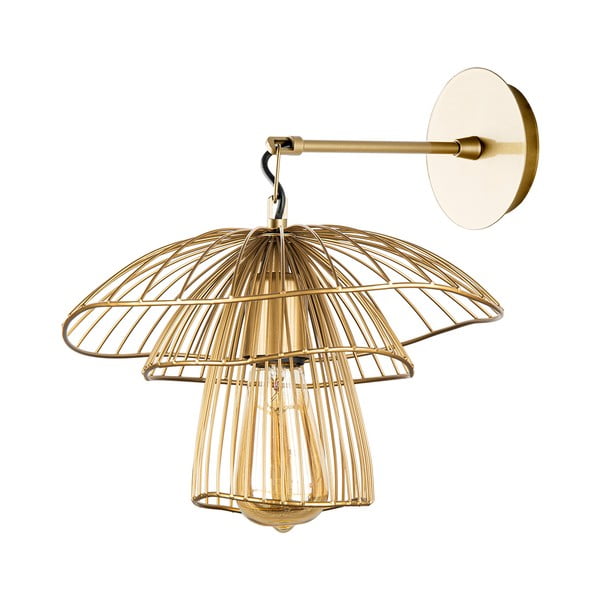 Kuldne seinalamp, kõrgus 36 cm Root - Squid Lighting-image-3